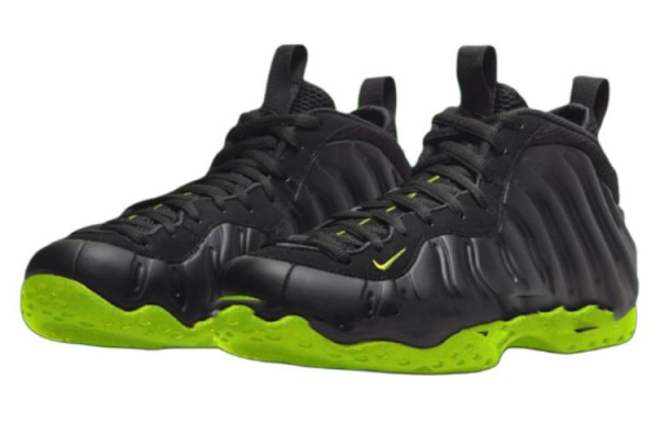Nike Foamposite One Удобный устойчивый к истиранию дышащий верх винтажные баскетбольные кроссовки мужской черный