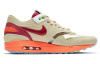 CLOT X Nike Air Max 1 Устойчивые к истиранию низкие повседневные беговые кроссовки унисекс коричнево-красные