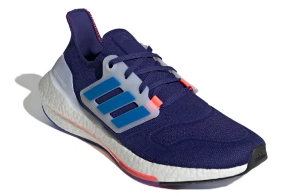Adidas Ultraboost 22 противоскользящие устойчивые к истиранию дышащие низкие беговые кроссовки унисекс темно-синий