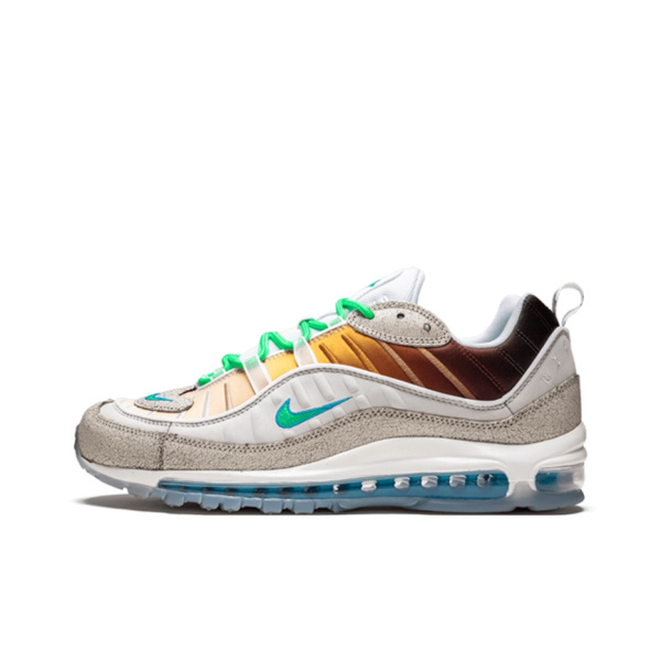 Nike Air MAX 98 Low Топ Воздушная Подушка Повседневные Беговые Кроссовки Унисекс Многоцветные