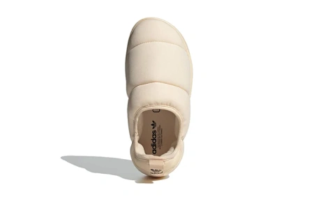 Adidas Puffylette J Устойчивая к истиранию Низкая Повседневная Обувь Кремовый Абрикос Унисекс