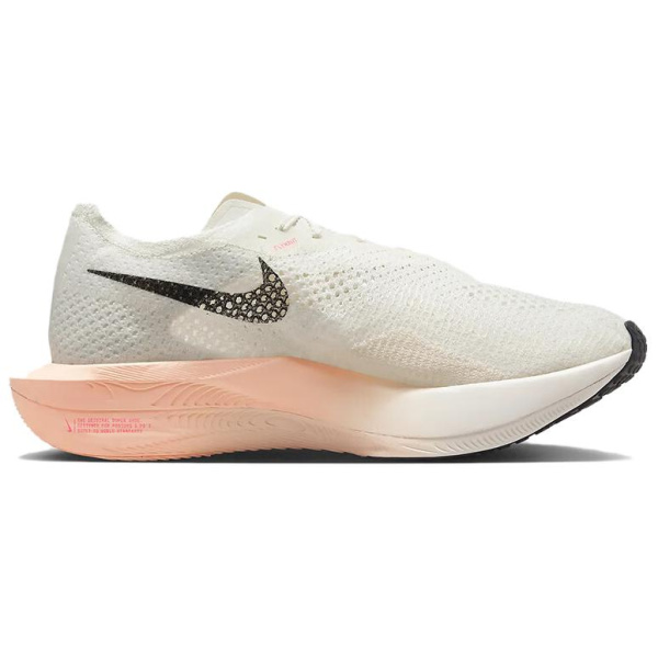 Nike ZoomX Vaporfly Next% 3 Амортизация Низкий Топ Марафон Длинный Бег Беговые Кроссовки Мужской Белый Розовый