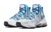 Nike Lebron 19 Space Jam High Топ Детские Баскетбольные Кроссовки Серебристо-Серый Синий