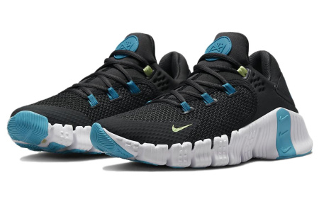 Nike Free Metcon Амортизация Противоскользящие Низкие Кроссовки для тренировок Мужские Черные