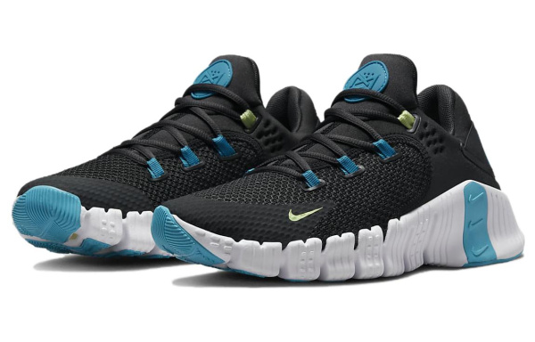 Nike Free Metcon Амортизация Противоскользящие Низкие Кроссовки для тренировок Мужские Черные