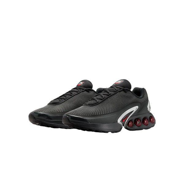 Nike Air MAX DN Дышащая Поддержка Низкий Верх Повседневные Беговые Кроссовки Мужские Черные Красные