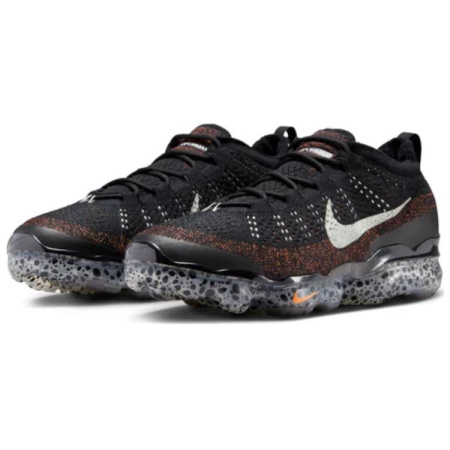 Nike VaporMax 2023 Устойчивые к истиранию низкие беговые кроссовки для мужчин черные