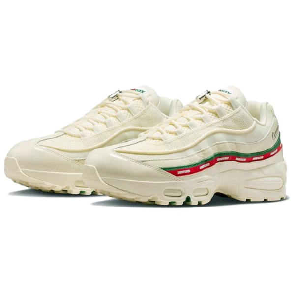 UNDEFEATED X Nike Air Max 95 Беговые кроссовки Мужские Экрю