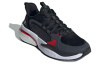adidas Alphaboost V1 Сетка Дышащий Низкий Топ Городская Коммутация Беговые кроссовки Унисекс Черный Белый
