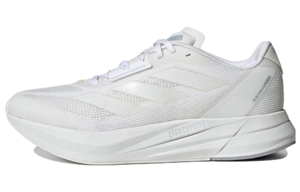 Adidas DURAMO SPEED Сетка Устойчивая к истиранию Низкий Топ Тренировочные Спринт Беговые Кроссовки Унисекс Белый