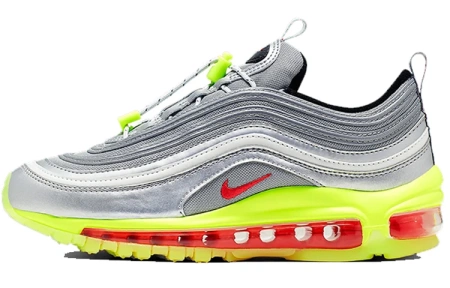 Nike Air Max 97 Low Топ Детская Беговая Обувь Серебряный Подростки