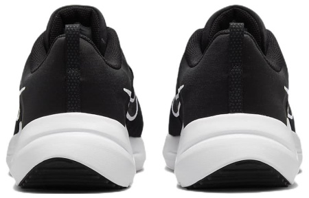 Nike Downshifter 12 Slip-on Устойчивый к истиранию Дышащий Низкий Топ Повседневные Беговые кроссовки Мужские Черные