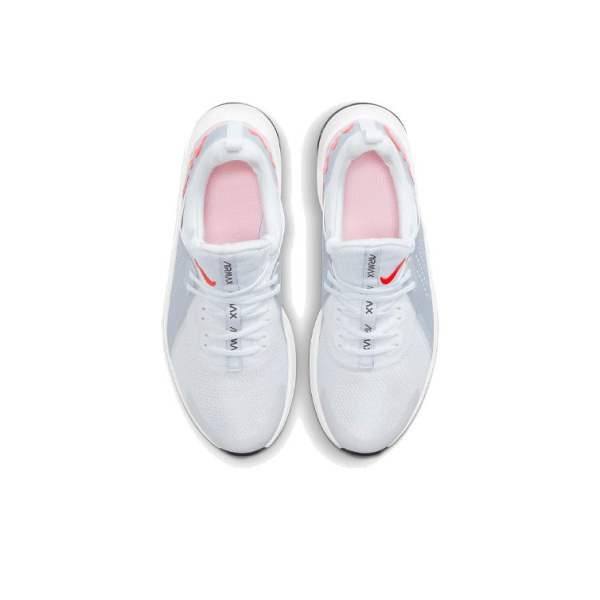 Nike Air Max Bella Сетка Текстиль Синтетическая кожа Низкие кроссовки для тренировок Женские Белый Серый Красный