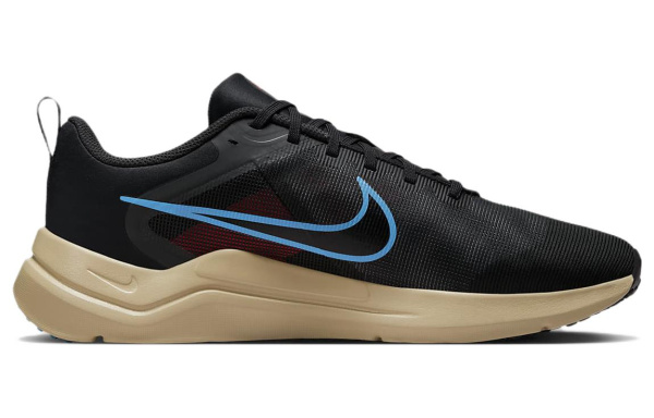 NIKE Downshifter 12 Удобные противоскользящие устойчивые к истиранию дышащие низкие повседневные беговые кроссовки