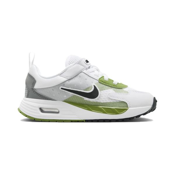 Nike Air Max Solo Износостойкий и Легкий Низкий Топ Детские Беговые Кроссовки Белый Зеленый для Дети Возрастом 3-7 Лет