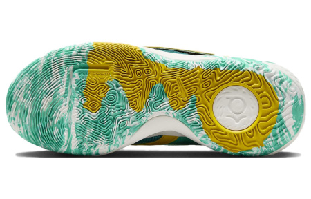 Nike KD Trey 5 X Цвет KD EP Амортизация Износостойкий MID Топ Баскетбольные кроссовки Мужской Зеленый