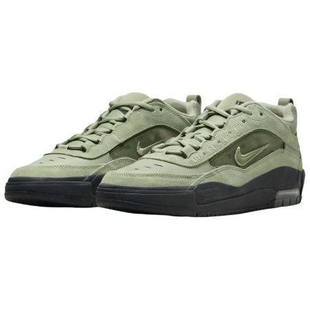 Nike Air Max Ishod Устойчивые к истиранию Низкие Кроссовки для скейтбординга Унисекс Зеленые