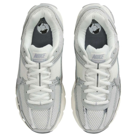 Nike Vomero 5 Дышащая Поддержка Повседневные Беговые Кроссовки Унисекс Белый Серебристый Серый