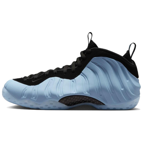 Nike Foamposite One MID Топ Винтажные Баскетбольные Кроссовки Унисекс Светло-Синий