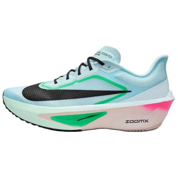 Nike Zoom Fly 6 Устойчивые к истиранию Низкие Повседневные Беговые Кроссовки Мужские Синие