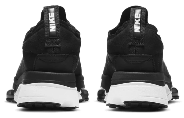Nike Air Zoom Тип Ткань Амортизация Противоскользящий Низкий Топ Повседневная Обувь Женская Черный Белый