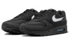 Nike Air Max 1 Износостойкие Низкие Повседневные Беговые Кроссовки Мужские Черно-Белые