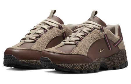 Jacquemus X Nike Air Humara Спортивная повседневная обувь для женщин низкий топ солодово-коричневый