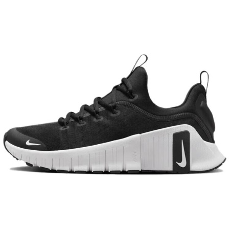 Nike Free Metcon 6 Амортизация Противоскользящие Устойчивые к истиранию Низкие Беговые кроссовки Женские Черные