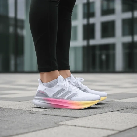 Adidas Ultraboost 5,0 Устойчивый к истиранию Дышащие Низкие Беговые кроссовки для женщин Серого цвета