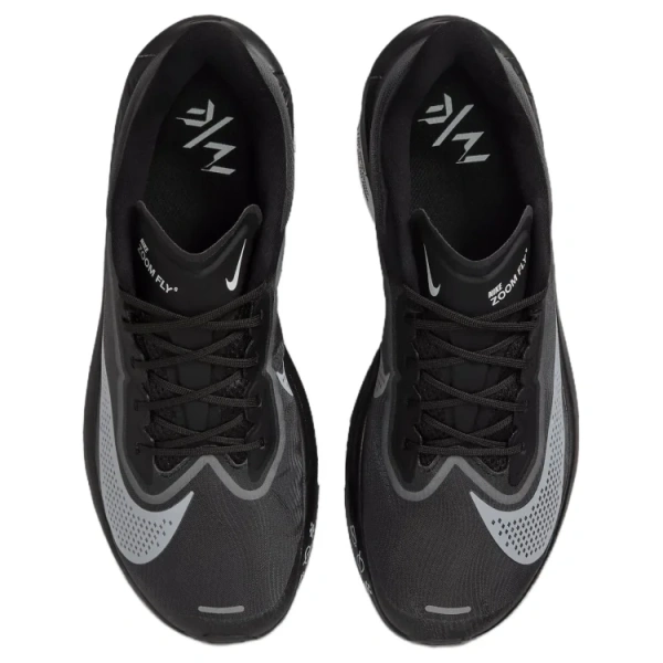 Nike Zoom Fly 6 Противоскользящие Поддержка Отскок Низкие Кроссовки для Бега Мужские Черные Серые