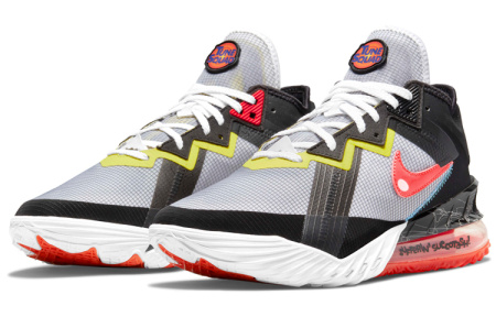 Nike Lebron 18 Low EP 'Sylvester VS Tweety' Амортизация Противоскользящее покрытие Устойчивость к истиранию Поддержка