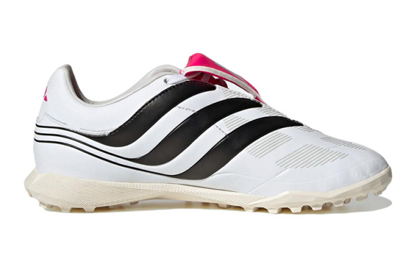 Adidas Precision.3 Амортизация Износостойкие Низкие Футбольные бутсы Белый Черный Красный Детские