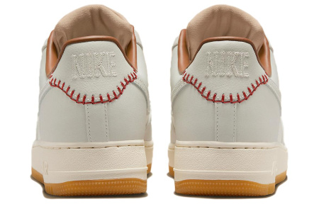 Nike Air Force 1 Low Топ Скейтборд Кроссовки Мужские Бежевый Хаки