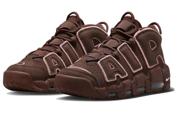 Nike Air More Uptempo MID Топ Винтажные Баскетбольные Кроссовки Унисекс Коричневый