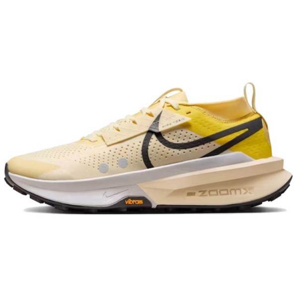 Nike Zegama Trail 2 Устойчивые к истиранию Низкие Повседневные Беговые Кроссовки Мужские Желтые
