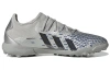 Adidas Predator Freak .3 TF Шипы Твердый грунт Искусственный шипы Баланс Футбольные бутсы Мужские Серебристо-серый