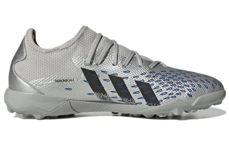 Adidas Predator Freak .3 TF Шипы Твердый грунт Искусственный шипы Баланс Футбольные бутсы Мужские Серебристо-серый