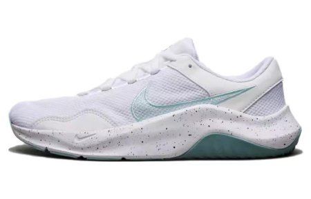 Nike Legend Essential 3 Устойчивые к истиранию Дышащие Низкие Кроссовки для тренировок Женские Белые