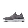 Nike Epic React Flyknit Ткань Нескользящие Легкие Низкие Повседневные Беговые Кроссовки Женские Серые