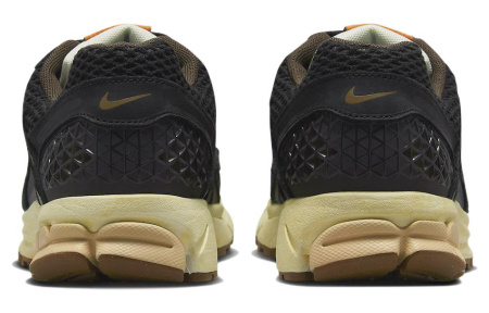 Nike Zoom Vomero 5 Дышащий Низкий Топ Повседневные Тренировки Городской Коммутирующие Беговые Кроссовки Женские Черные