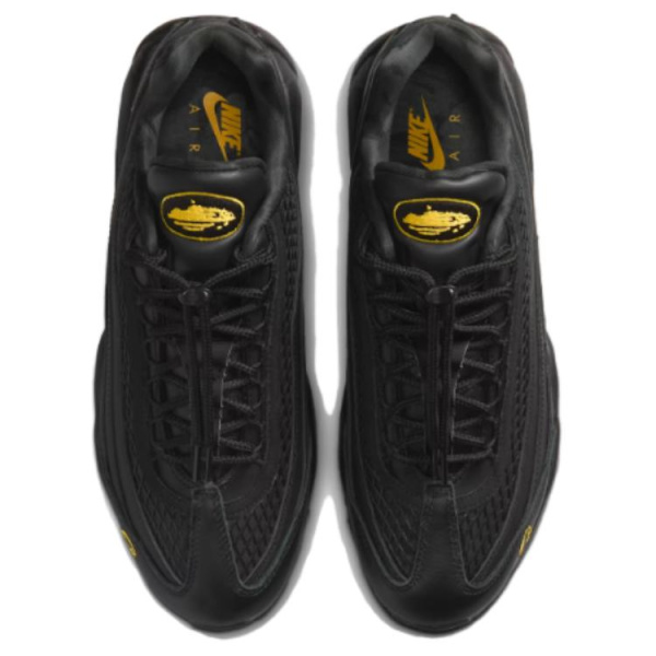 Corteiz X Nike Air Max 95 Устойчивый к истиранию Низкий Топ Повседневная обувь Мужская Черная