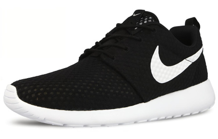 Nike Roshe One Амортизация Противоскользящая Дышащая Низкий Верх ТРЕНИРОВОЧНАЯ БЕГОВАЯ Обувь Мужская Черный Белый