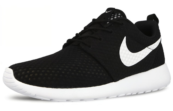 Nike Roshe One Амортизация Противоскользящая Дышащая Низкий Верх ТРЕНИРОВОЧНАЯ БЕГОВАЯ Обувь Мужская Черный Белый