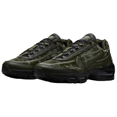 WORKSOUT X Nike Air Max 95 Устойчивые к истиранию Низкие Повседневные Беговые Кроссовки Унисекс Зеленые