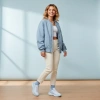 Nike Устойчивые к истиранию низкие беговые кроссовки унисекс ледяного синего цвета