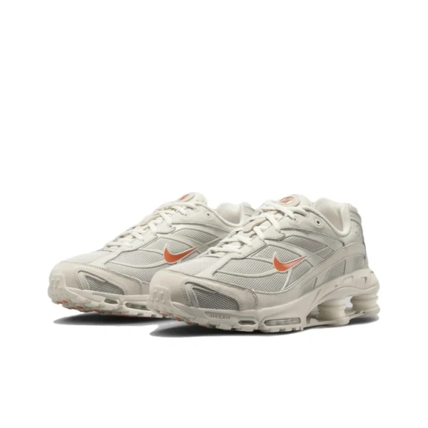 Nike Shox Ride 2 Амортизация Износостойкие Низкие Кроссовки для Бега Унисекс Экрю