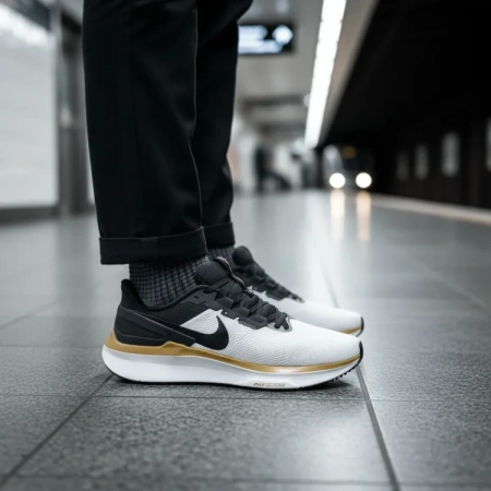 Nike Zoom Structure 25 Комфортный и Дышащий Устойчивый к Износу Низкий Верх