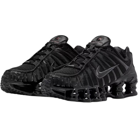 Nike Shox TL Series Low Топ Детские Беговые Кроссовки Черные Унисекс