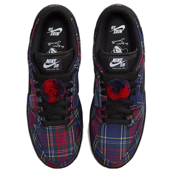 Nike Dunk SB Low Топ Скейтборд Кроссовки Мужские Красные Синие