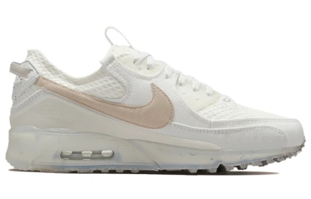 Nike Air Max 90 Винтаж Амортизация Низкие Повседневные Беговые Кроссовки Мужские Экрю